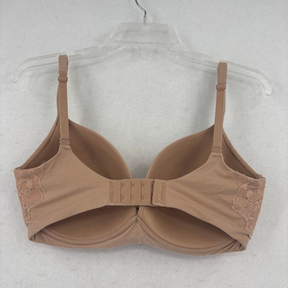Body By Victoria's Secret No Wire Bra Size 32DDD Beige Comfort Floral Lace - Picture 4 of 7